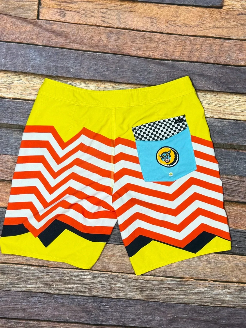 RVCA Board Shorts Men's Size Swim Trunks Bathing Suit Swimwear